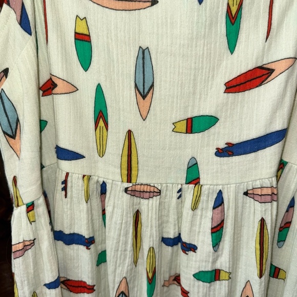 HTF Hanna Andersson Womens Muslin Surfboard Dress Large - Picture 3 of 5